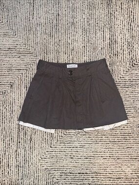 Rumours Black Pleated Mini Skirt